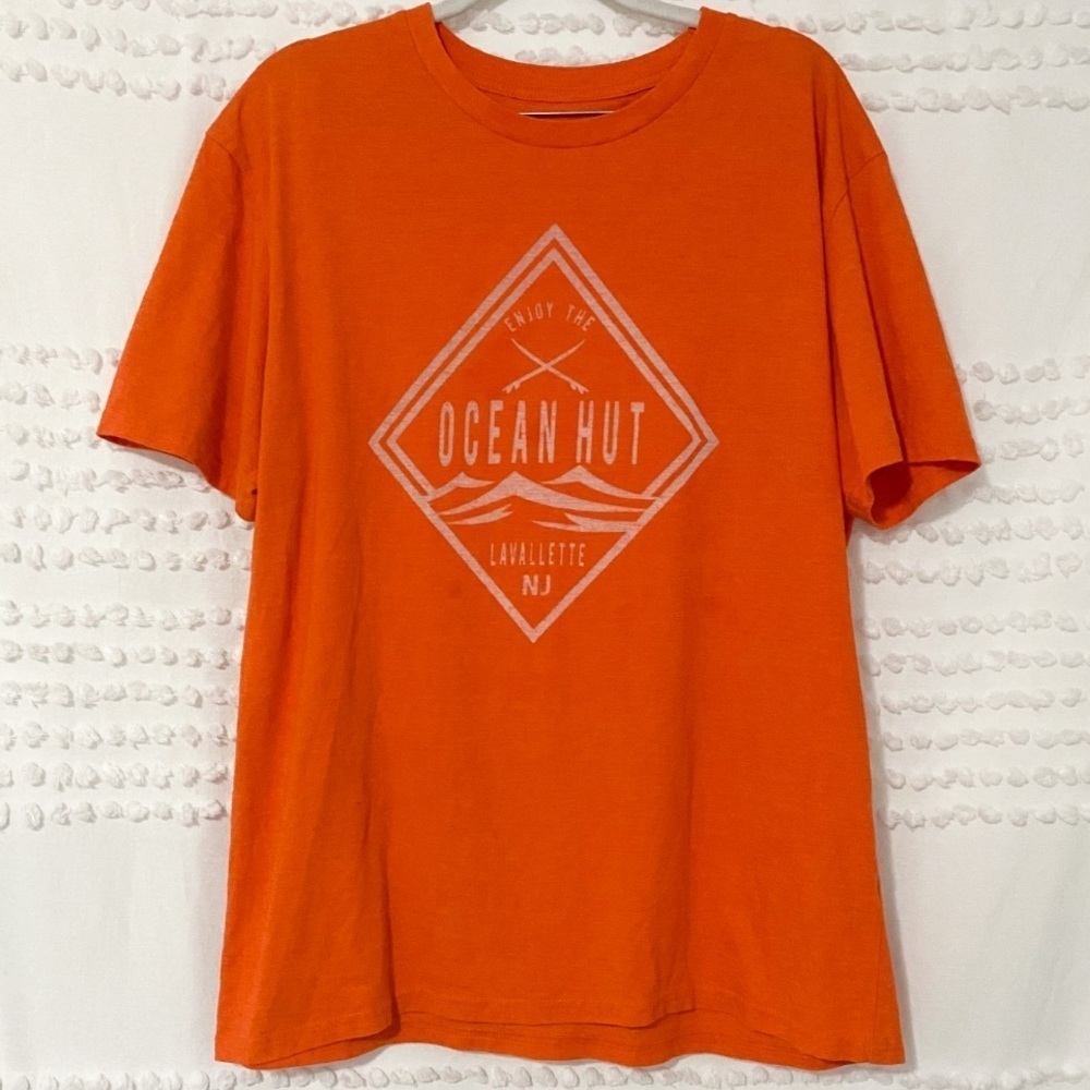 Lavalette NJ ocean hut beach graphic tee l